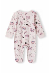 MINOTI BABY SLEEPSUITS 4 PACK - Šliaužtinukai - light pink grey