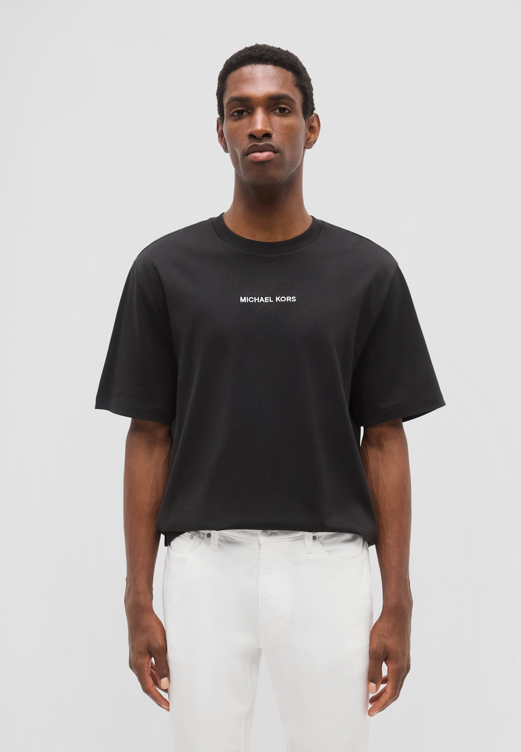 Mik♥️ Michael Kors EXCLUSIVE VICTORY TEE - Tricou basic - black/negru