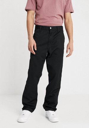 Relaxed fit -farkut - black