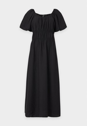 New Look Curves, CURVES PUFF SLEEVE MILKMAID MIDI - Vestito casual - black