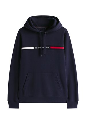 Tommy Hilfiger, LOGO INSERT FLEX FLEECE HOODY - Hoodie - desert sky