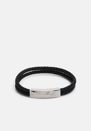 WRAPPED BRAIDED - Bracciale - black