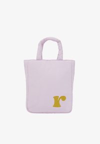 Ej vald, lilac lettering