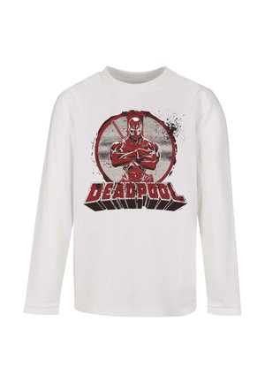 DEADPOOL - CIRCLE CROSS ARMS  - Long sleeved top - white