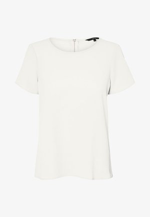 Vero Moda Curve VMSASHA ZIP - Camicetta - white