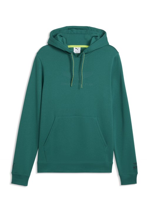 PUMA Sudaderas de Casual de Hombre AMF1 Essential Sweat Logo Hood Verde — foto 4