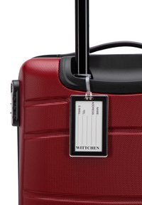 WITTCHEN SMALL SUITCASE WITH LUGGAGE TAG FROM ABS - Trolley - red