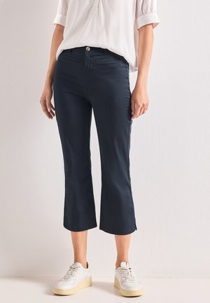 Street One 3/4 FLARED LEG HOSE IM CASUAL FIT - Bukser - shadowed navy