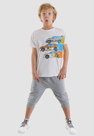 Denokids, BEKLEIDUNG RACER SET - Pantalon de survêtement - white-grey ms- y -