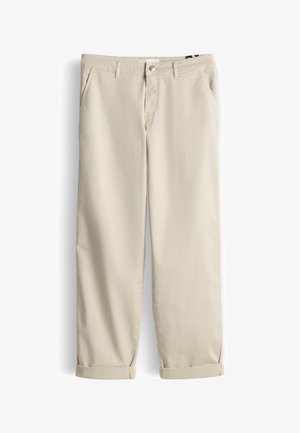 OPUS PANTS, MID RISE ANKLE RELAXED FIT - Chino - soft oat