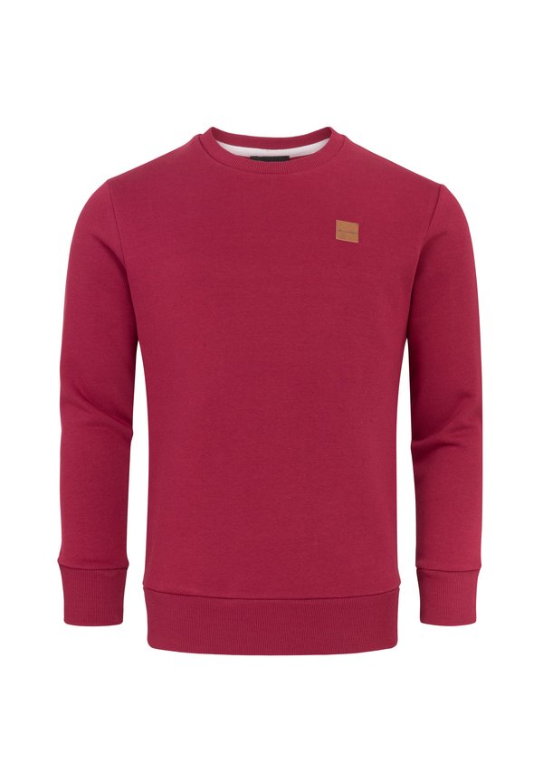RUNDHALS - Strickpullover - bordeaux