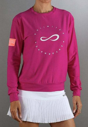 Sweatshirt - deep fucsia