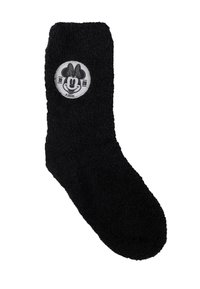 Disney 2ER PACK DISNEY MINNIE MOUSE KUSCHEL FLAUSCHIGE WINTER - Socken - grau schwarz