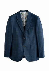 REGULAR FIT - CHECK - Ülikonnapintsakud - navy