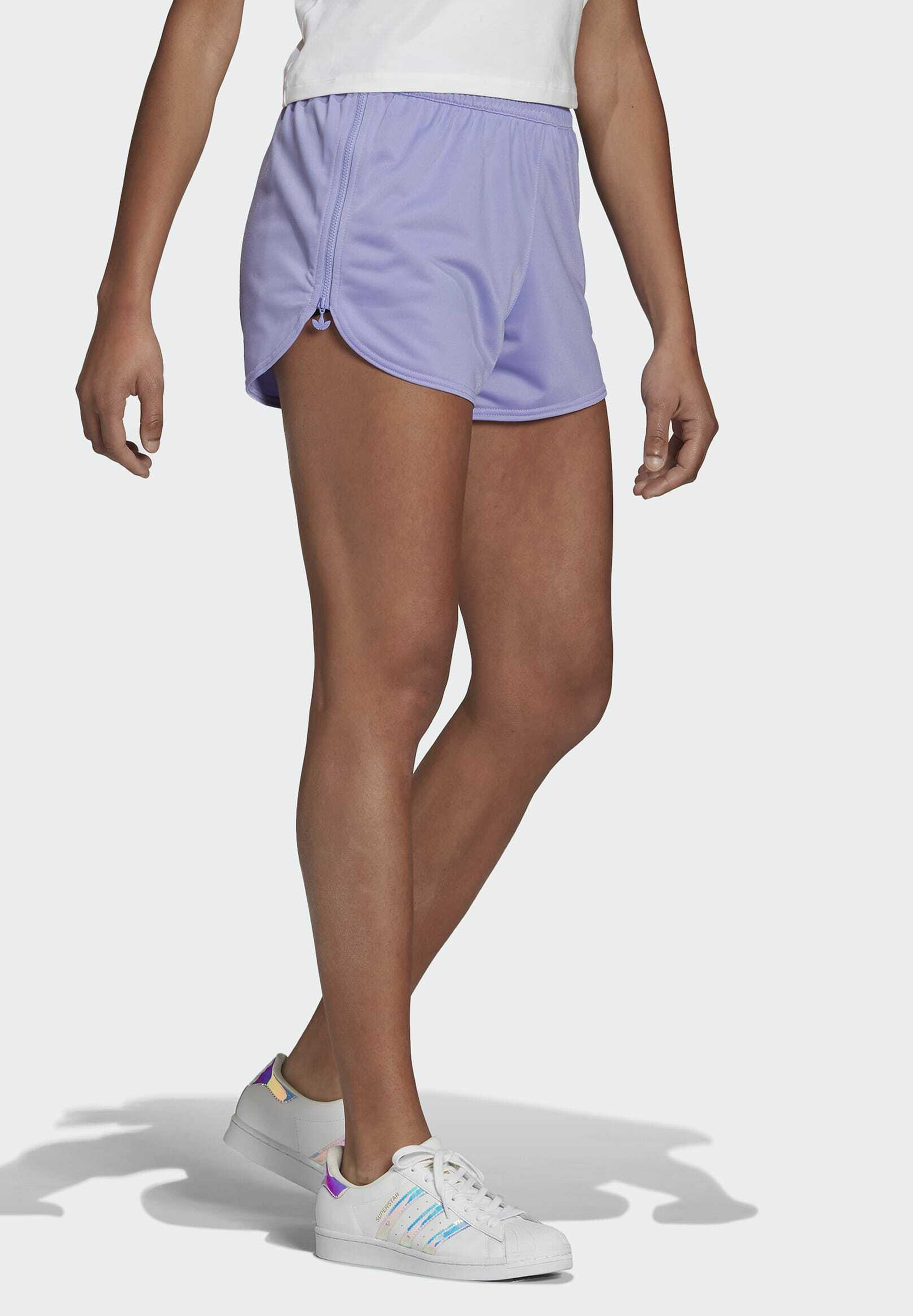 adidas originals purple shorts