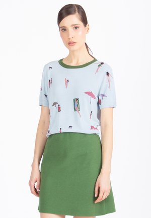 BEACH FUN MOTIF - T-shirt con stampa - sky