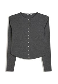 BUTTONED - Cardigan - dark grey