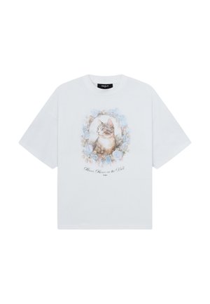 FAVELA, MIRROR MIRROR T-SHIRT - Printtipaita - white