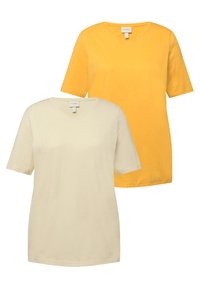 T-Shirt Basique Ulla Popken - 100% Coton - Col Rond - Coupe Ample - Femme