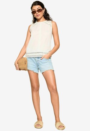Friends Like These CROCHET PETITE - Blus - white