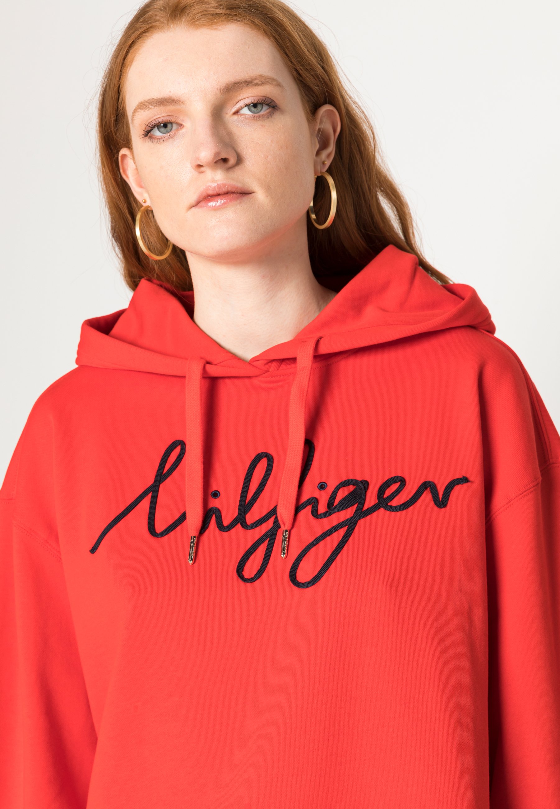 Sudadera Con Capucha Tommy Hilfiger. Hombre Naranjas Madrid - Tommy  Hilfiger. Oferta