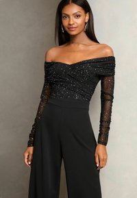 Lipsy REGULAR FIT - BARDOT GLITTER - Overal - black