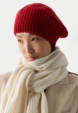 TEXTURED BERET - Bonnet - chili pepper