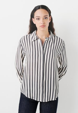 CABY - Button-down blouse - gris fonce