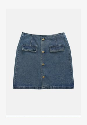Even&Odd, Falda vaquera - mid blue wash