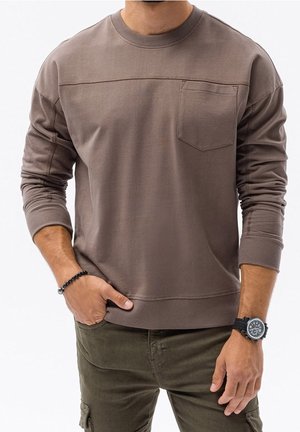 Sweatshirt - dark brown