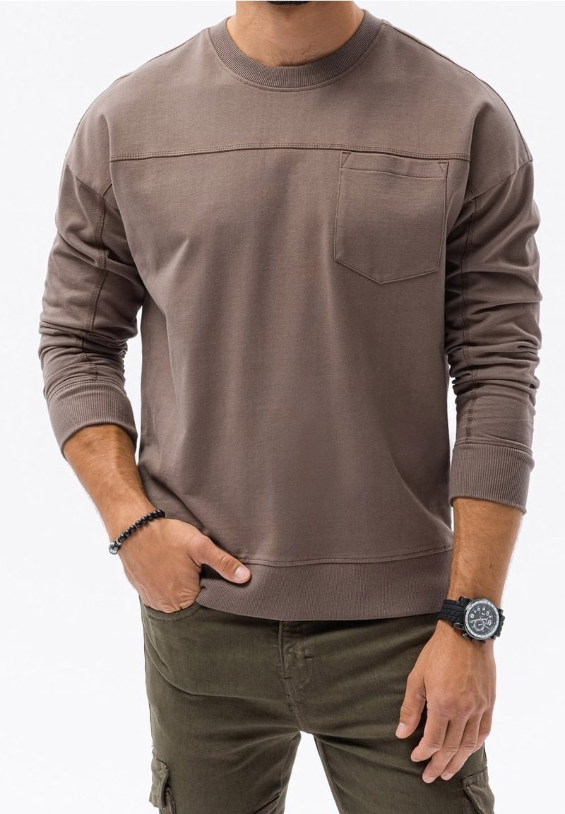 Ombre Sudadera - dark brown
