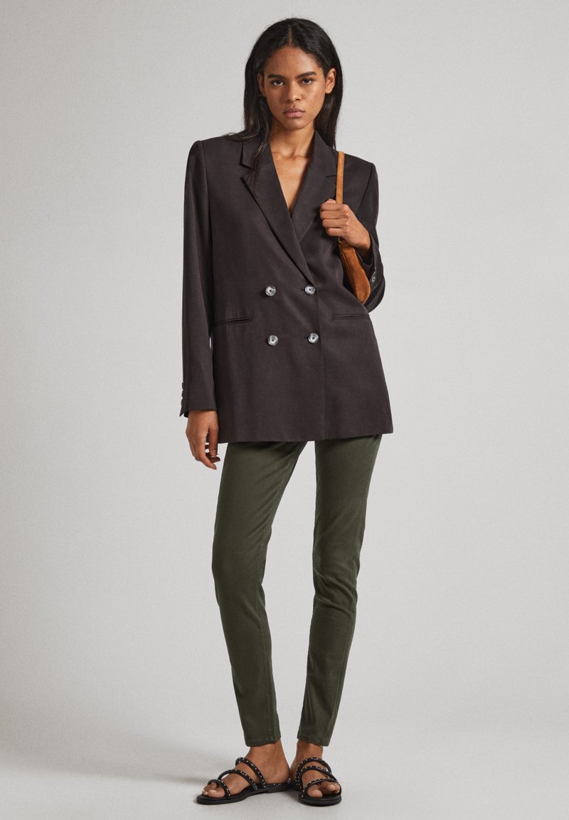 Pepe Jeans Slim fit jeans olijfgroen