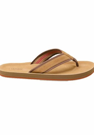 REGULAR FIT - Zehentrenner - tan brown