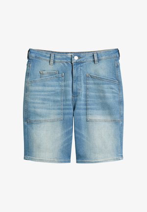 Marc O'Polo BOYFRIEND - Jeansshort - light blue super stretch wash