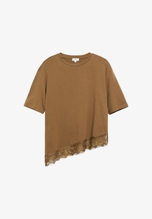 s.Oliver, T-SHIRT - T-Shirt basic - dunkelbraun