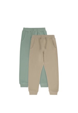 2-PACK - Jogginghose - Green