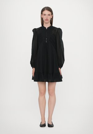 ASTER - Abito a camicia - nero