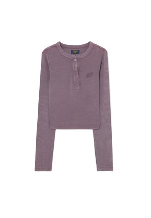 HENLEY FITTED - Long sleeved top - light purple