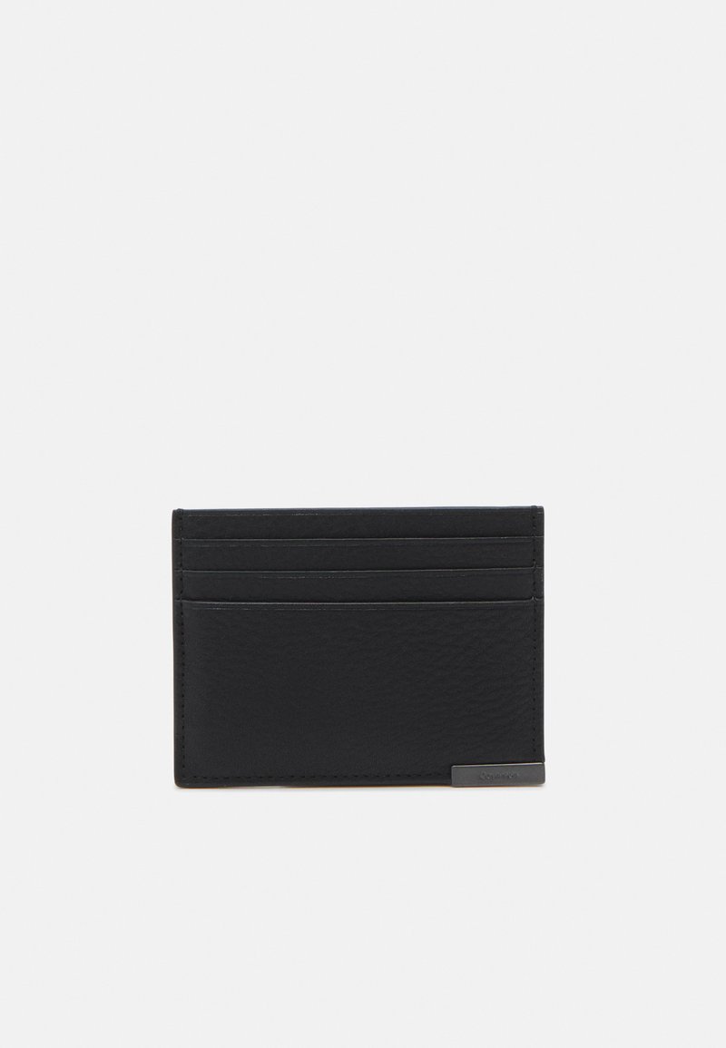 Calvin Klein MODERN PLAQUE CARDHOLDER UNISEX - Portafoglio - black