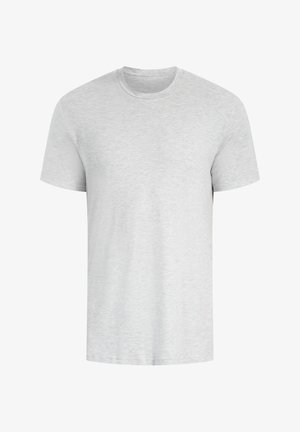 Gray short-sleeve t-shirt made of soft cotton blend. Features a classic crew neck and a relaxed fit with no visible patterns or accents.