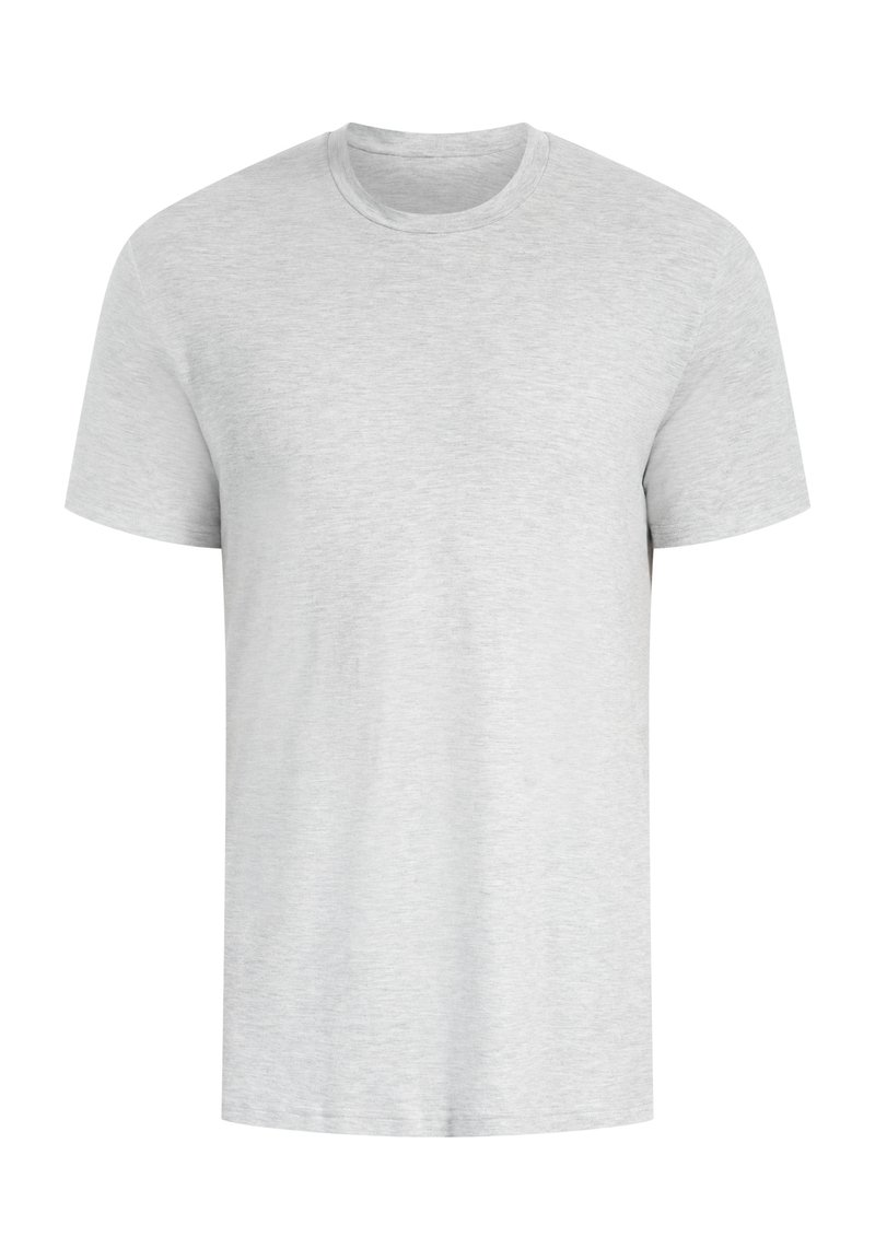 Smilodox T-shirt basic grijs gemêleerd Smilodox T-shirt basic grijs gemêleerd