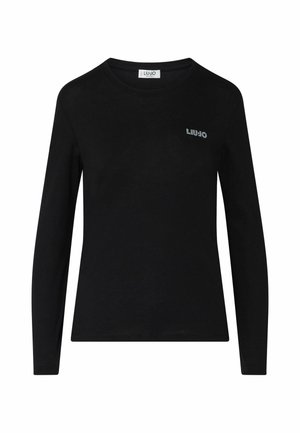 LIU JO, LIU JO LONG SLEEVE T-SHIRT - Μπλούζα με μακριά μανίκια - black