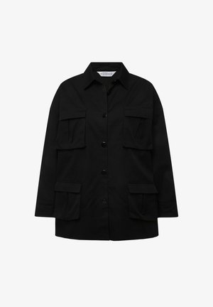 Studio Untold, UNISEX UTILITY SHACKET - Let jakke / Sommerjakker - black