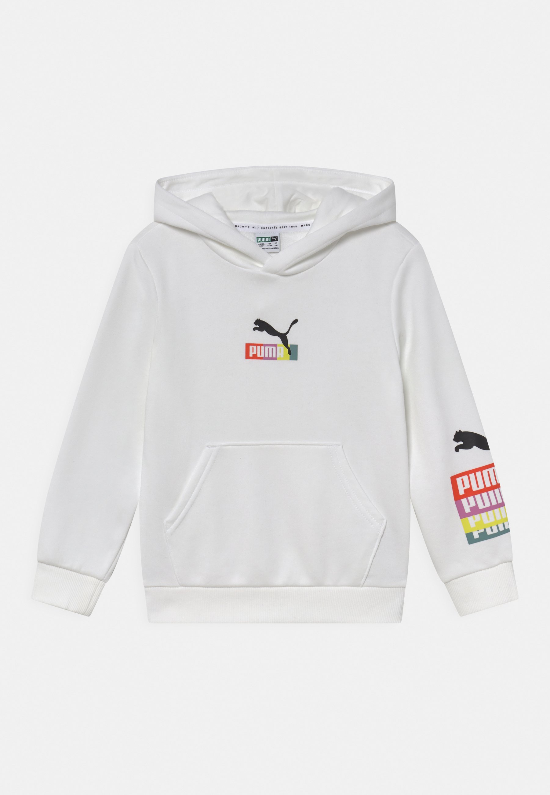 Puma BRAND LOVE HOODIE UNISEX - Sweat à capuche - white/blanc - ZALANDO.FR