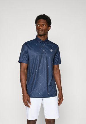 PURE ARGYLE  - Polo majica - deep navy/white glow