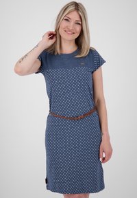 Alife & Kickin ELLIAK - Vestido Ligero - Marine/azul Marino