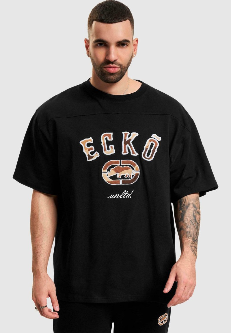 ecko unltd. BOXY CUT - T-Shirt print - camouflage/schwarz - Zalando.ch