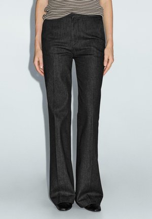 FRAYED - Pantalon classique - black