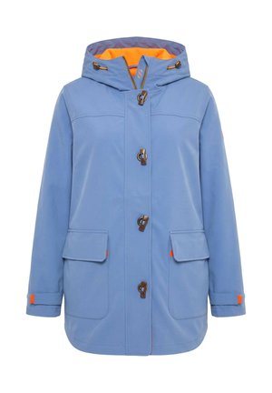 LAURASØN, TRIPLE FUNCTION TOGGLE CLOSURE SOFTSHELL JACKET - Parka - blue grey