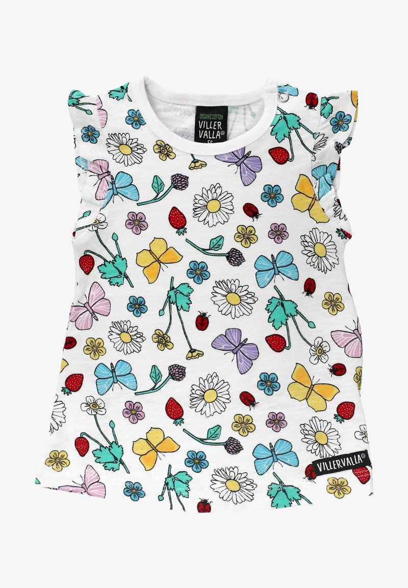 Villervalla KOLLEKTION - Abito in maglia - weiß